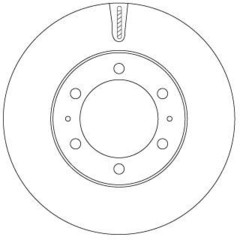 Bremžu disks DF7827S