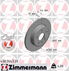 Bremžu disks 430.2643.20