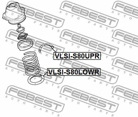 Atsperes atbalstplāksne VLSI-S80LOWR