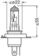 Spuldze 64193NB200 H4 60/55W 12V +200% P43T