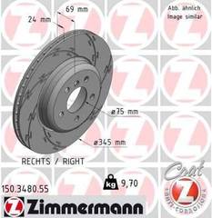 Bremžu disks 150.3480.55