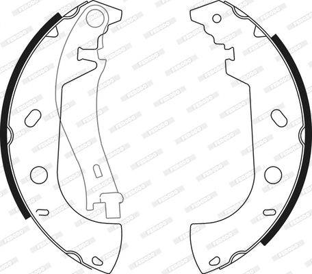 Bremžu loku komplekts