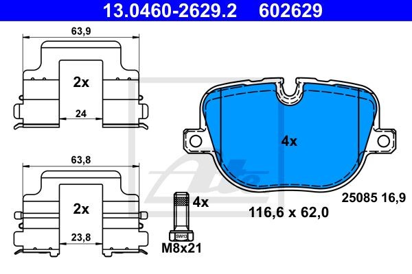 Bremžu kluči 13.0460-2629.2