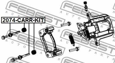 Remkomplekts 2074-CARR-KIT