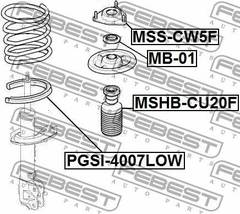 Atsperes gumija AD-MS-033F = PGSI-4007LOW 