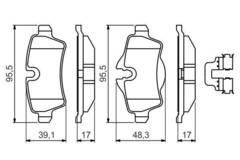 Bremžu uzliku kompl., Disku bremzes