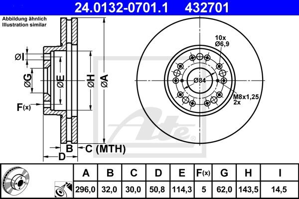 Bremžu diski 24.0132-0701.1