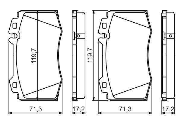 Bremžu uzliku kompl., Disku bremzes