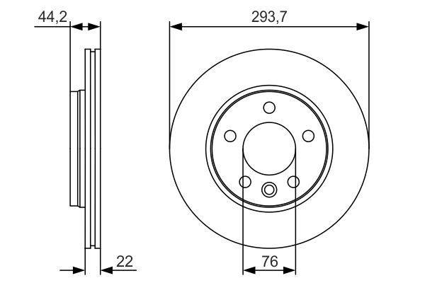 Bremžu disks 0986479S06