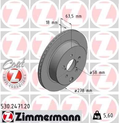 Bremžu disks 530.2471.20