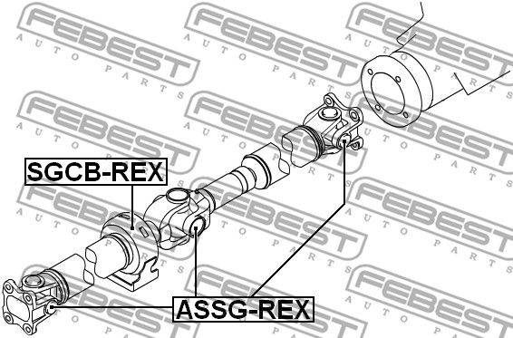 Gultnis, Kardānvārpstas vidējais gultnis