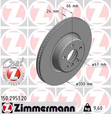 Bremžu disks 150.2951.20