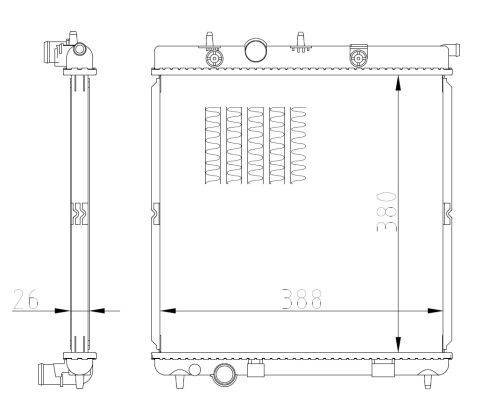 Radiators, Motora dzesēšanas sistēma