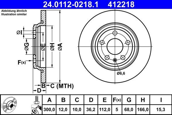 Bremžu disks 24.0112-0218.1