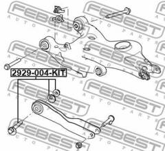 Riteņu skrūve 2929-004-KIT