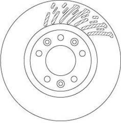 Bremžu disks DF6657