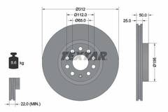 Bremžu disks 92120505
