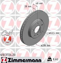 bremžu disks 610.3724.20