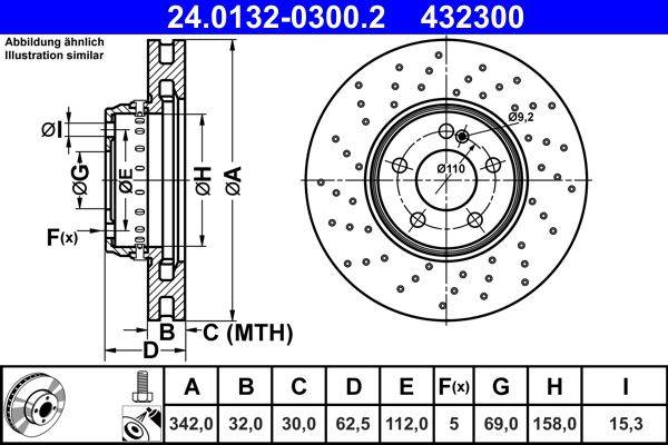 Bremžu disks 24.0132-0300.2