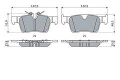 Bremžu uzliku kompl., Disku bremzes