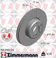 Bremžu disks 150.2903.20