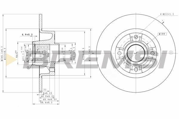 Bremžu disks CD7571S