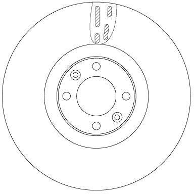 Bremžu disks DF6140