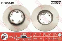 Bremžu disks DF6514S