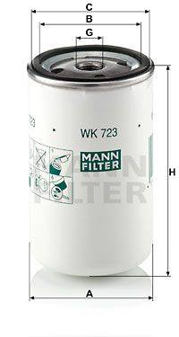 Degvielas filtrs WK723