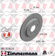 Bremžu diski 285.3536.20