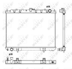 Radiators, Motora dzesēšanas sistēma 53450