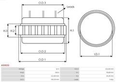 Stators, Ģenerators AS0020