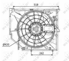 Radiatora ventilators 47026