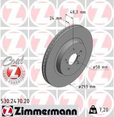 Bremžu disks 530.2470.20