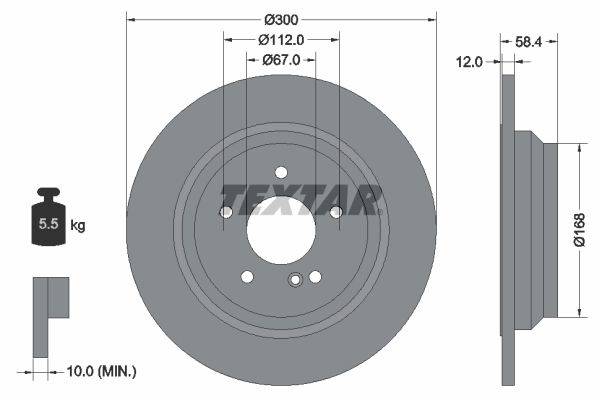 Bremžu disks 92176503