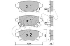 Bremžu uzliku kompl., Disku bremzes