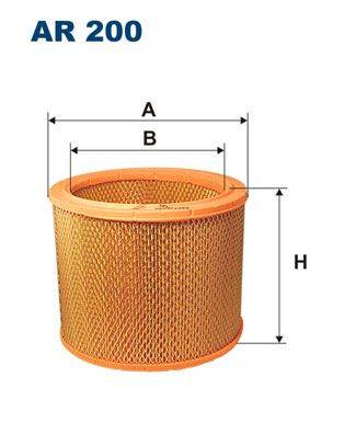 Gaisa filtrs AR200/3