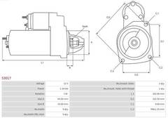 Starteris S3017