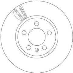 Bremžu disks DF6964