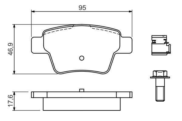 Bremžu uzliku kompl., Disku bremzes