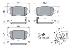 Bremžu uzliku kompl., Disku bremzes