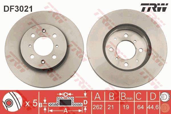 Bremžu disks DF3021