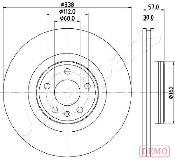 Bremžu disks DI-0920C  LVBD1828