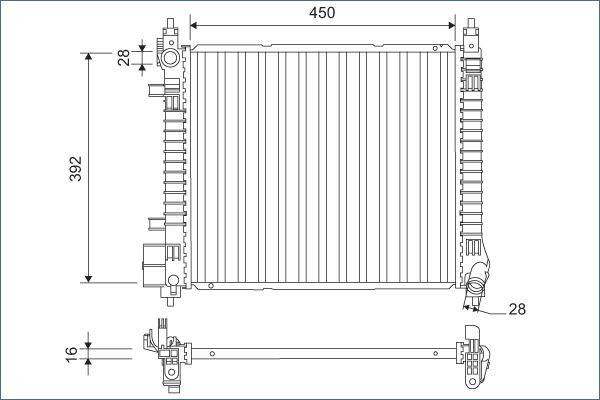 Radiators, Motora dzesēšanas sistēma