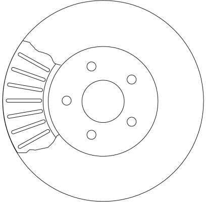 Bremžu disks DF4147