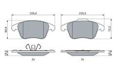 Bremžu uzliku kompl., Disku bremzes