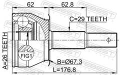 Šarnīrs, Piedziņas vārpsta
