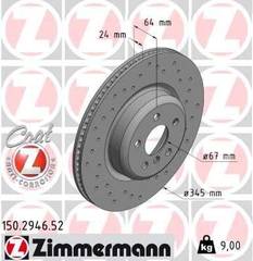 Bremžu disks 150.2946.52