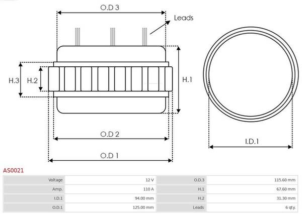 Stators AS0021