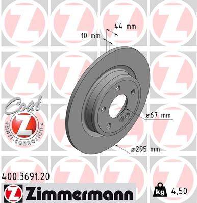 Bremžu disks 400.3691.20